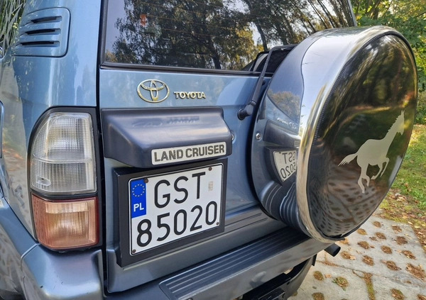 Toyota Land Cruiser cena 59900 przebieg: 214555, rok produkcji 1999 z Kowary małe 781